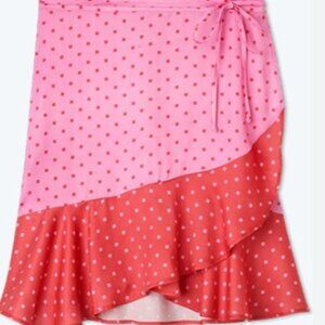 The Short Beach to Brunch Wrap Skirt L